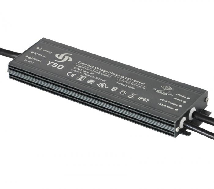 ΤΡΟΦΟΔΟΤΙΚΟ YSD DC DIMMABLE 100WUGF-12 12V DC 100W 8.3A IP67