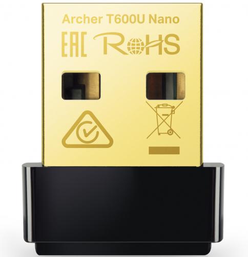 LAN CARD USB WIRELESS TP-LINK AC600 ARCHER T600U NANO VER. 1.0
