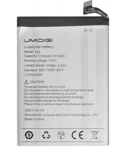 ΑΥΘΕΝΤΙΚΗ ΜΠΑΤΑΡΙΑ ΓΙΑ ΚΙΝΗΤΟ UMIDIGI A11S BAT-A11S