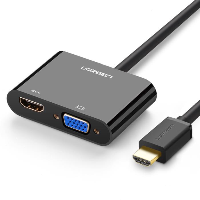ΜΕΤΑΤΡΟΠΕΑΣ HDMI ΣΕ VGA - HDMI UGREEN CM101 BLACK