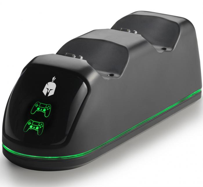 ΒΑΣΗ ΦΟΡΤΙΣΗΣ GAMEPAD SPARTAN GEAR DUAL V2 PS4