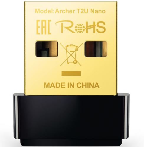 LAN CARD USB WIRELESS TP-LINK AC600 ARCHER T2U NANO VER. 1.0
