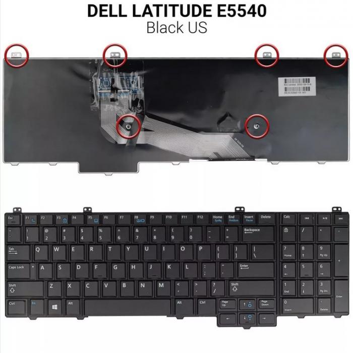 ΠΛΗΚΤΡΟΛΟΓΙΟ ΓΙΑ LAPTOP DELL LATITUDE 15 5000 E5540 US BLACK