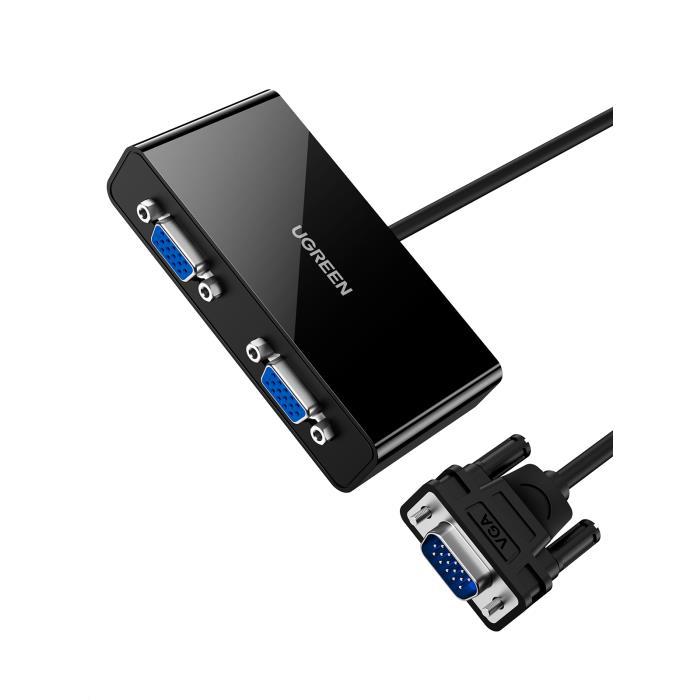 VGA SPLITTER 2 PORTS 1920X1440/60HZ UGREEN 20918