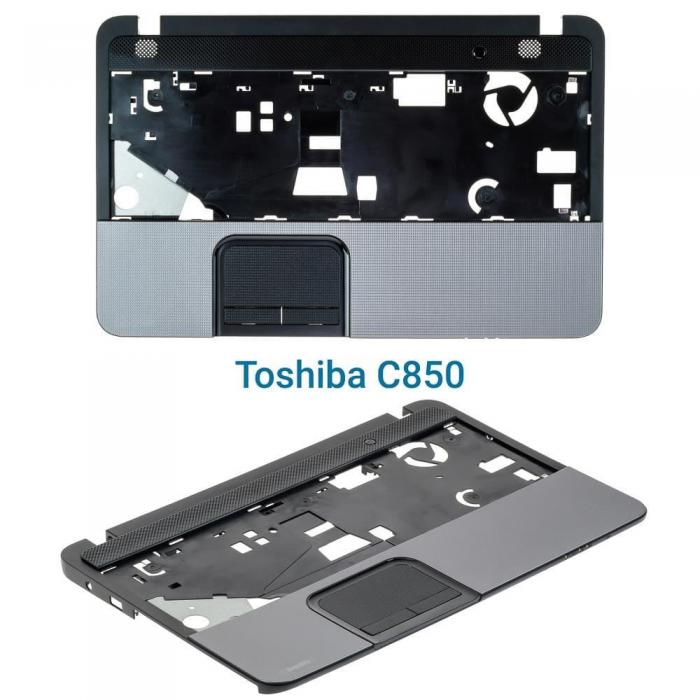 COVER C TYPE A ΓΙΑ LAPTOP TOSHIBA SATELLITE C850 OEM SILVER BLACK