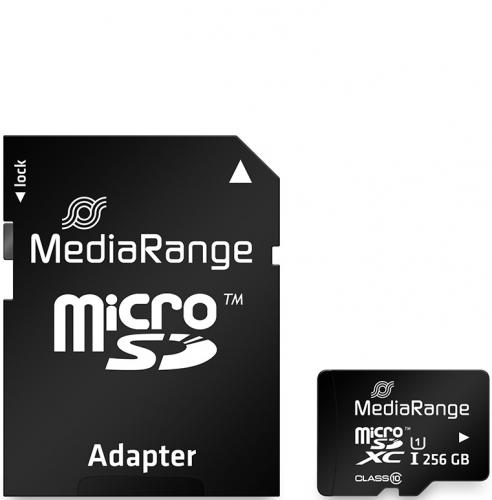 MEMORY MICROSD MEDIARANGE 256GB CLASS 10 MR946