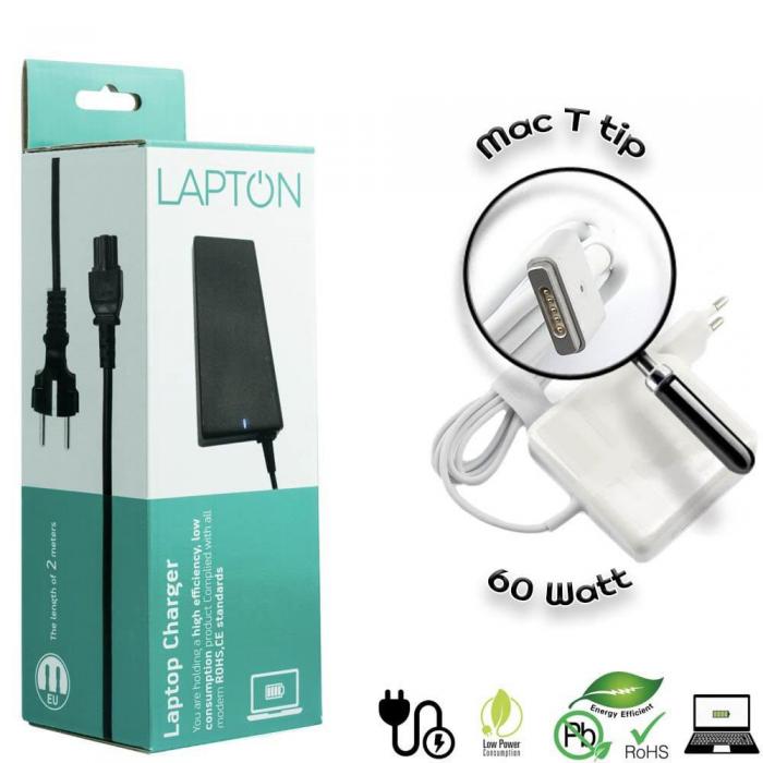 ΦΟΡΤΙΣΤΗΣ LAPTON ΓΙΑ MAC T TIP TYPE MAGSAFE 2 60W AC27