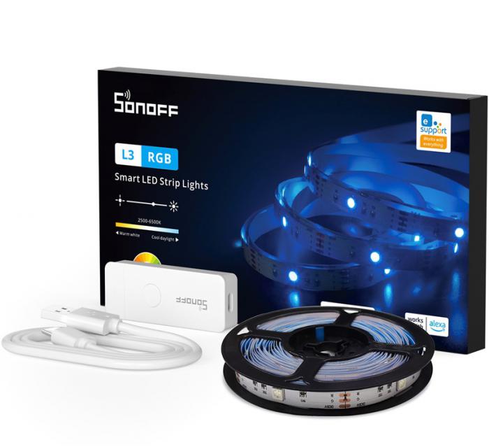 ΚΑΛΩΔΙΟΤΑΙΝΙΑ LED SMART SONOFF L3-5M RGB