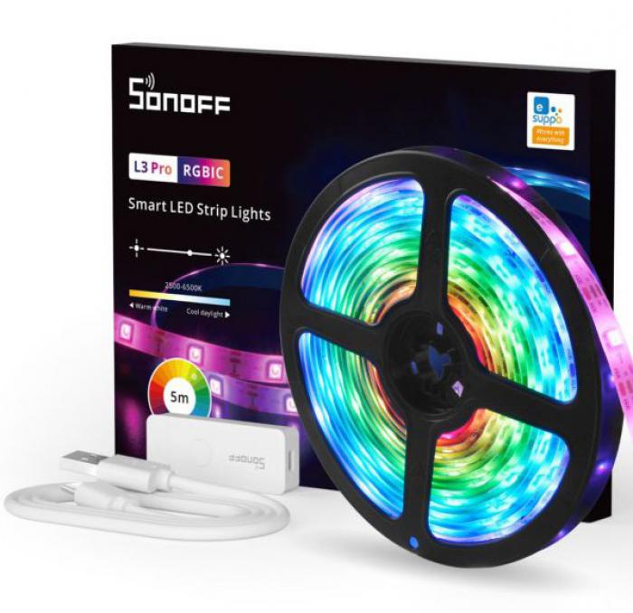ΚΑΛΩΔΙΟΤΑΙΝΙΑ LED SMART SONOFF L3-5M-P RGBIC