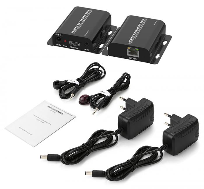 EXTENDER HDMI ΜΕΣΩ UTP POWERTECH CAB-H148