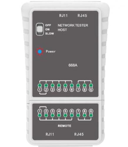 ΕΡΓΑΛΕΙΟ ΕΛΕΓΧΟΥ ΚΑΛΩΔΙΩΣΕΩΝ ΔΙΚΤΥΟΥ RJ11 RJ45 FY-668A