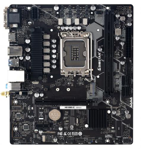 ΜΗΤΡΙΚΗ ΚΑΡΤΑ BIOSTAR H610MX-E S1700 2x DDR4 USB 3.2 GBE VER. 6.0