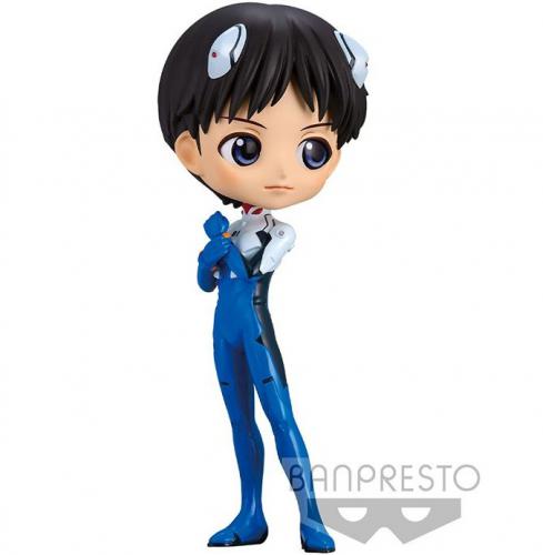 ΦΙΓΟΥΡΑ BANPRESTO Q POSKET: EVANGELION NEW THEATRICAL EDITION - SHINJI IKARI PLUGSUIT STYLE VER.A 14CM 18353