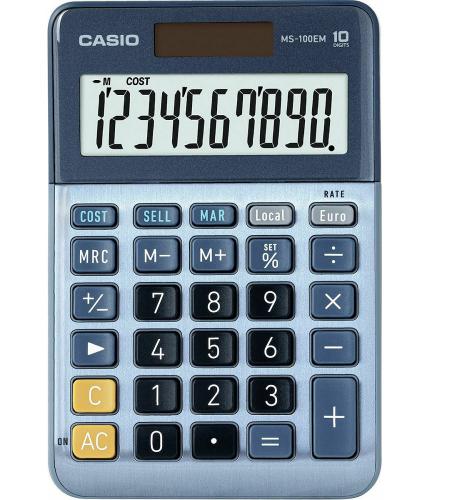 APIΘMOMHXANH CASIO MS-100EM 10-DIGIT