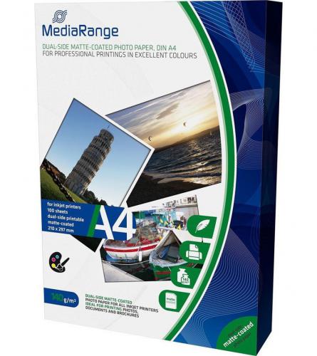 ΦΩΤΟΓΡΑΦΙΚΟ ΧΑΡΤΙ MEDIARANGE DUAL SIDE MATTE A4 140gr/m² MRINK111