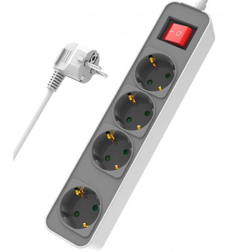 ΠΟΛΥΠΡΙΖΟ POWERTECH PT-1056 4 SCHUKO 16A 1.4M WHITE