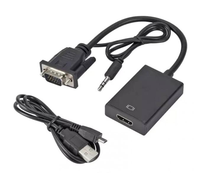 ΜΕΤΑΤΡΟΠΕΑΣ VGA ΣΕ HDMI POWERTECH PTH-078 BLACK