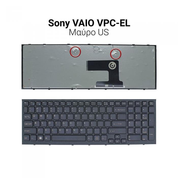ΠΛΗΚΤΡΟΛΟΓΙΟ ΓΙΑ LAPTOP SONY VAIO VPC-EL US BLACK