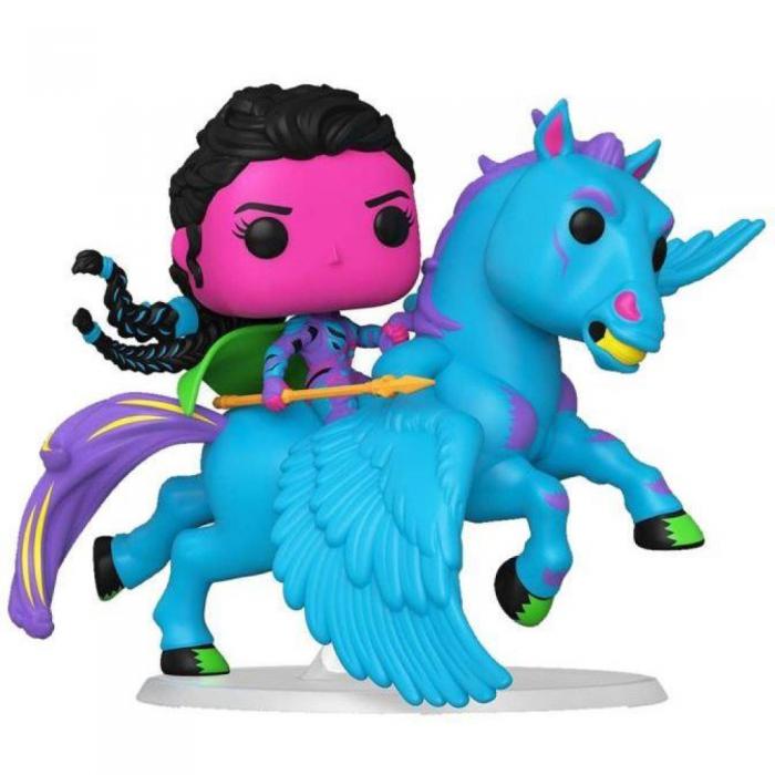 ΦΙΓΟΥΡΑ FUNKO POP! RIDES DELUXE: MARVEL AVENGERS END GAME VALKYRIES'S FLIGHT BLACKLIGHT SPECIAL EDITION #86 BOBBLE-HEAD