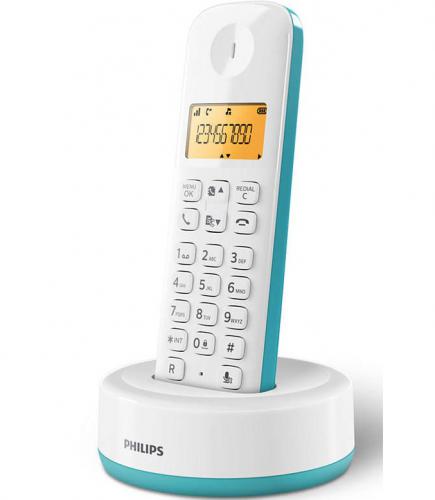 ΤΗΛ. ΣΥΣΚΕΥΗ PHILIPS D1601T-34 WHITE GREEN (ΑΣΥΡΜΑΤΟ)