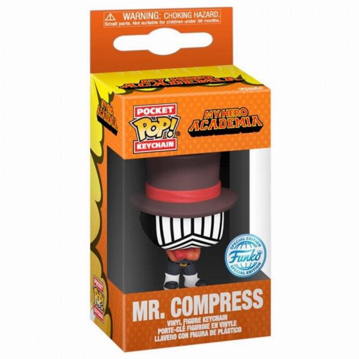 ΦΙΓΟΥΡΑ - ΜΠΡΕΛΟΚ FUNKO POCKET POP! MY HERO ACADEMIA - MR. COMPRESS HIDEOUT