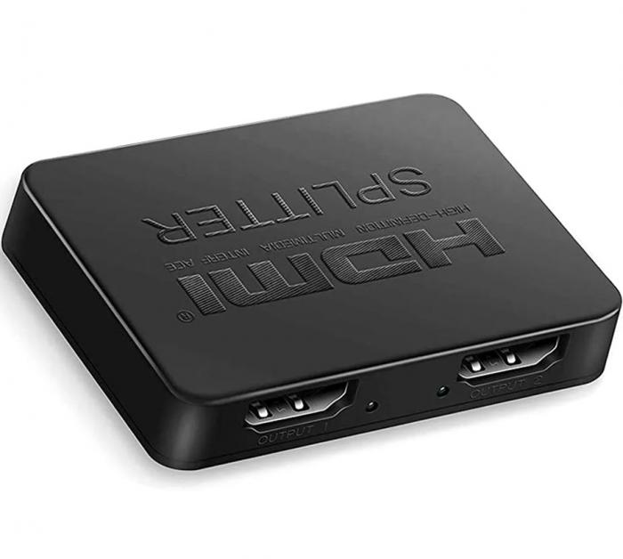 SPLITTER HDMI POWERTECH CAB-H163 1 IN ΣΕ 2 OUT 4K/30Hz HDR/HDCP