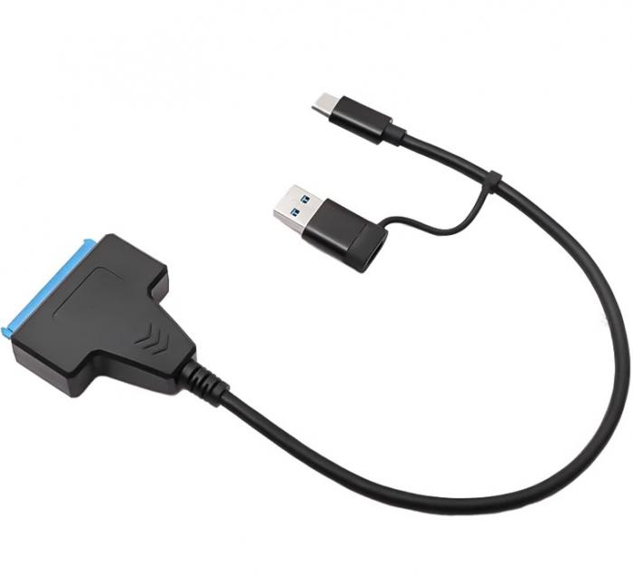 ΜΕΤΑΤΡΟΠΕΑΣ POWERTECH USB-C/USB ΣΕ SATA CAB-UC076
