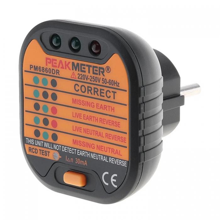 ΔΟΚΙΜΑΣΤΙΚΟ ΠΡΙΖΑΣ SCHUKO PEAKMETER PM6860DR