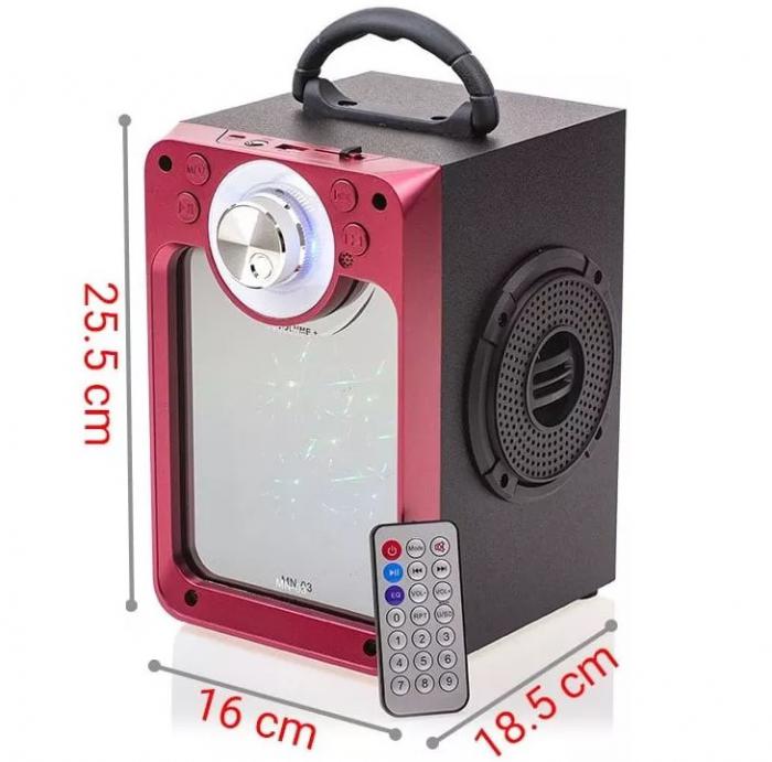 ΗΧΕΙΟ BLUETOOTH CRYSTAL SOUND MN-03 RED