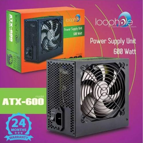 ΤΡΟΦΟΔΟΤΙΚΟ LOOPHOLE ATX-600 600 WATT WHITE