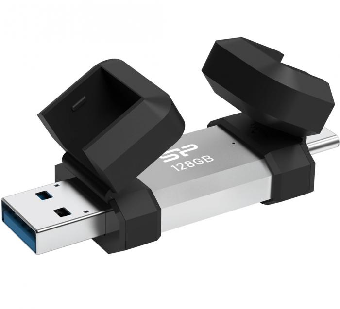 FLASH DRIVES SILICON POWER C51 128GB SILVER