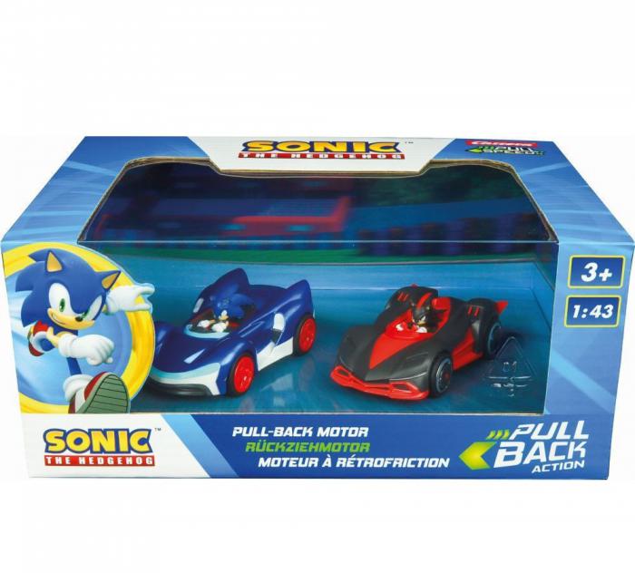 ΠΑΙΧΝΙΔΙ CARRERA PULL SPEED: TEAM SONIC RACING - SONIC VS SHADOW TWINPACK PULL BACK MOTOR - 1:43 15813023