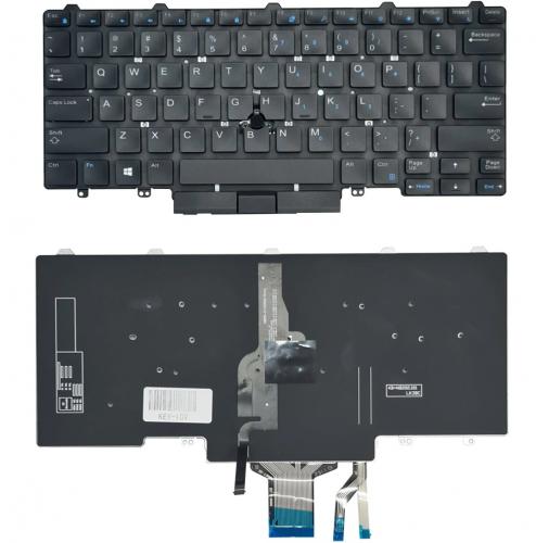 ΠΛΗΚΤΡΟΛΟΓΙΟ ΓΙΑ LAPTOP DELL LATITUBE 5470/5480/5490 WITH BACKLIGHT TRACKPOINT US BLACK