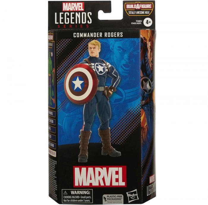 ΦΙΓΟΥΡΑ HASBRO MARVEL LEGENDS SERIES BUILD A FIGURE TOTALLY AWESOME HULK: COMMANDER ROGERS 15CM F3685