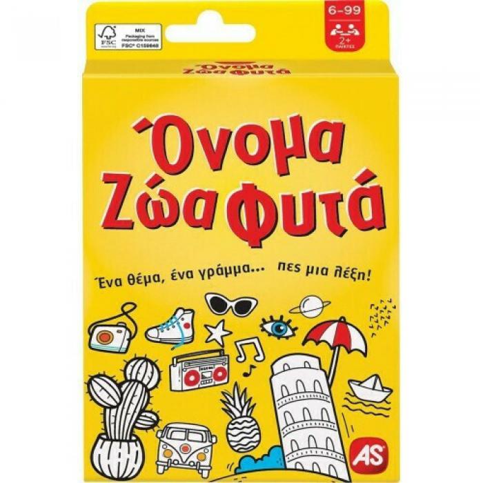 ΠΑΙΧΝΙΔΙ ΜΕ ΚΑΡΤΕΣ AS: ΟΝΟΜΑ ΖΩΑ ΦΥΤΑ 1040-21405