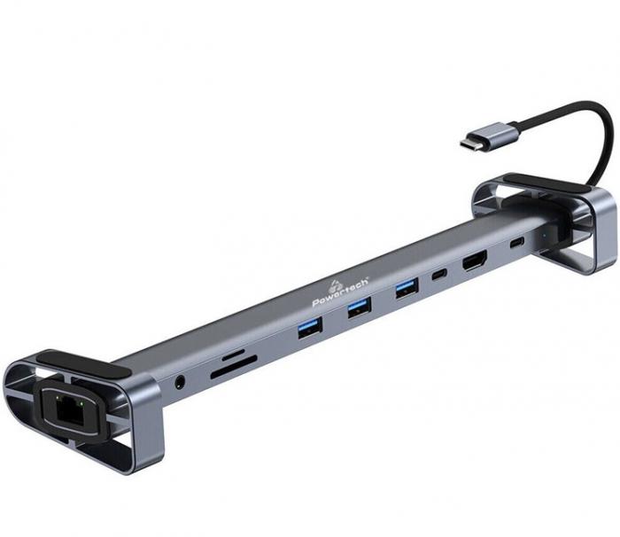 DOCKING STATION POWERTECH PTR-0152 GREY
