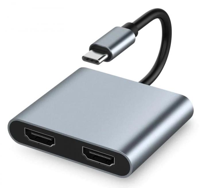DOCKING STATION POWERTECH PTH-113 GREY