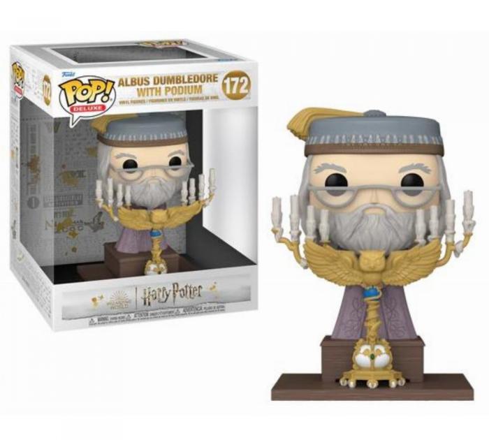 ΦΙΓΟΥΡΑ FUNKO POP! DELUXE: HARRY POTTER ALBUS DUMBLEDORE WITH PODIUM #172