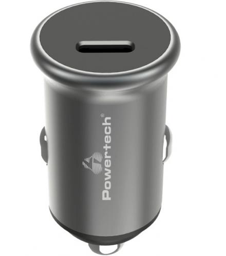 ΦΟΡΤΙΣΤΗΣ ΑΥΤΟΚΙΝΗΤΟΥ POWERTECH PT-1147 USB-C 30W PD GREY