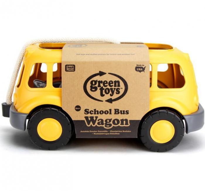ΠΑΙΧΝΙΔΙ GREEN TOYS: SCHOOL BUS WAGON WAGSB-1567
