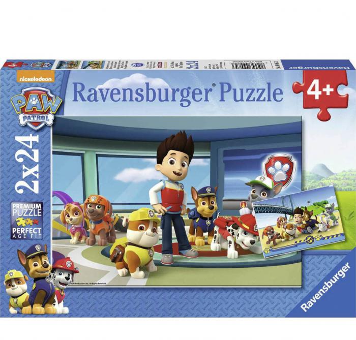 ΠΑΖΛ RAVENSBURGER: PAW PATROL 2X24 PCS 09085