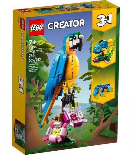 LEGO CREATOR: 3IN1 EXOTIC PARROT 31136