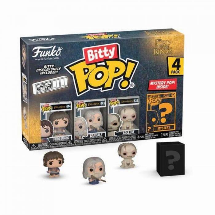 ΦΙΓΟΥΡΕΣ FUNKO BITTY POP! 4-PACK: THE LORD OF THE RINGS - FRODO BAGGINS - GANDALF - GOLLUM - MYSTERY POP!