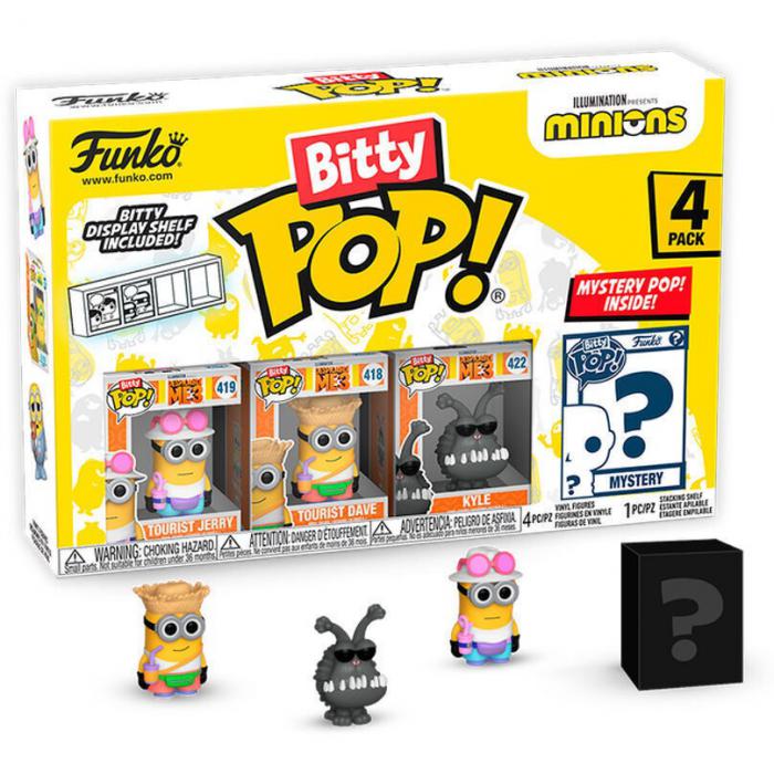 ΦΙΓΟΥΡΕΣ FUNKO BITTY POP! 4-PACK: MINIONS - TOURIST JERRY