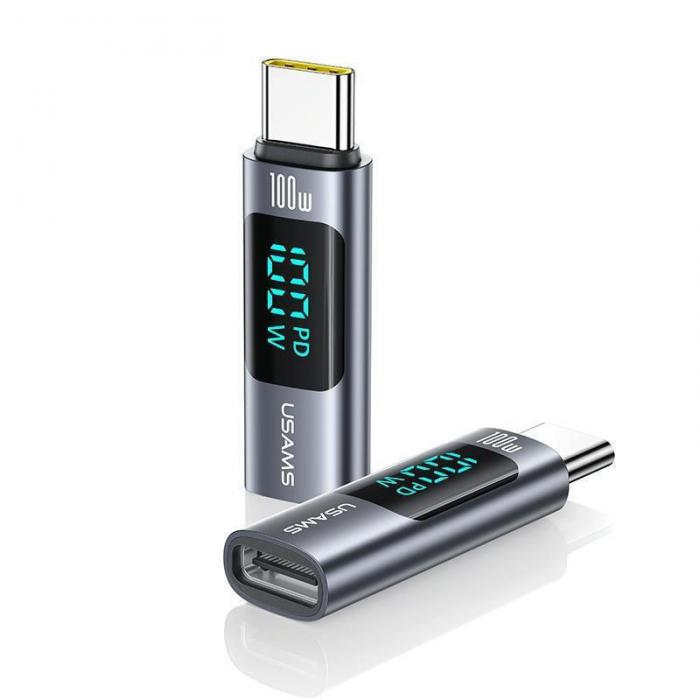 ADAPTOR USB-C US-SJ682 100W GREY