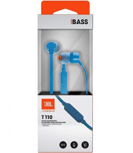 ΑΚΟΥΣΤΙΚΑ ΜΕ ΜΙΚΡΟΦΩΝΟ JBL TUNE T110 BLUE