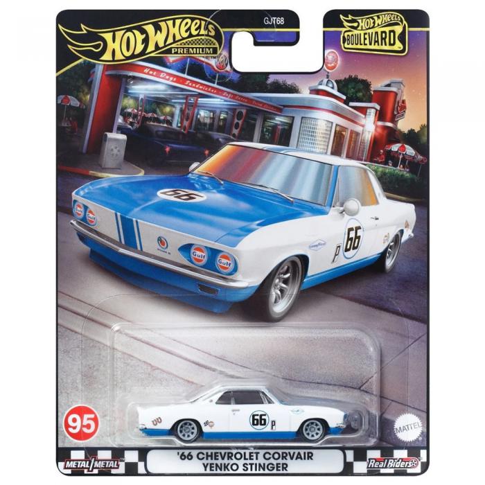 ΠΑΙΧΝΙΔΙ MATTEL HOT WHEELS PREMIUM: BOULEVARD - '66 CHEVROLET CORVAIR YENKO STINGER HRT69