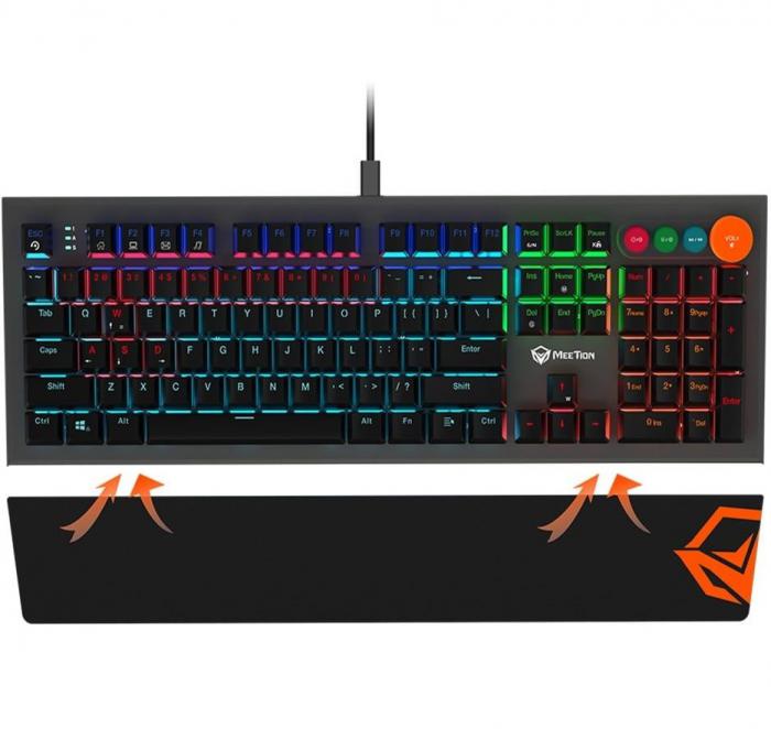 ΠΛΗΚΤΡΟΛΟΓΙΟ GAMING MEETION MT-MK500 US BLACK