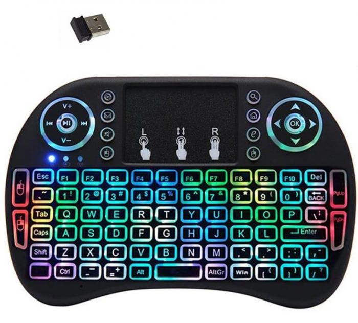 ΑΣΥΡΜΑΤΟ ΠΛΗΚΤΡΟΛΟΓΙΟ MINI RGB 0824.072