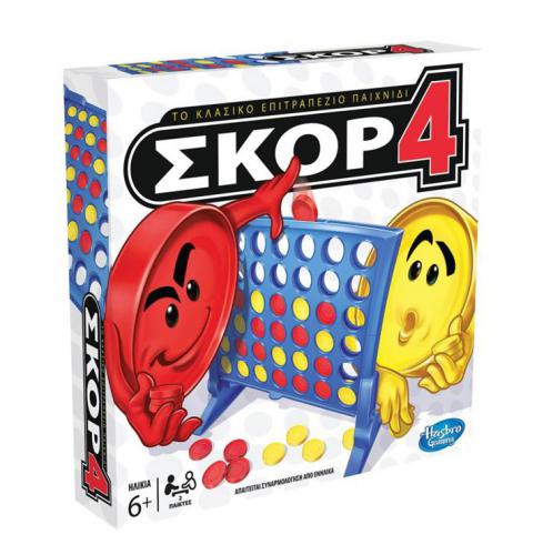 ΕΠΙΤΡΑΠΕΖΙΟ ΠΑΙΧΝΙΔΙ HASBRO: ΣΚΟΡ 4 ΣΕ ΕΛΛΗΝΙΚΗ ΓΛΩΣΣΑ A5640